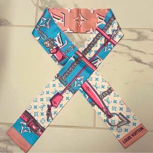 Louis Vuitton LV Monogram Escale Confidential Bandeau Twilly Scarf (Preowned)